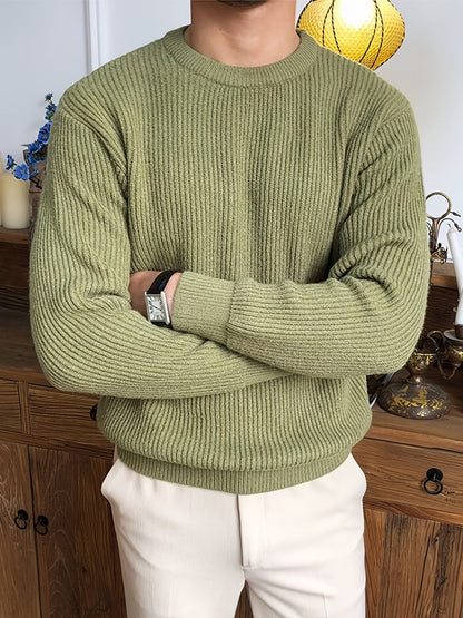 Alberto Trui - Stijlvolle kabeltrui design sweater voor mannen