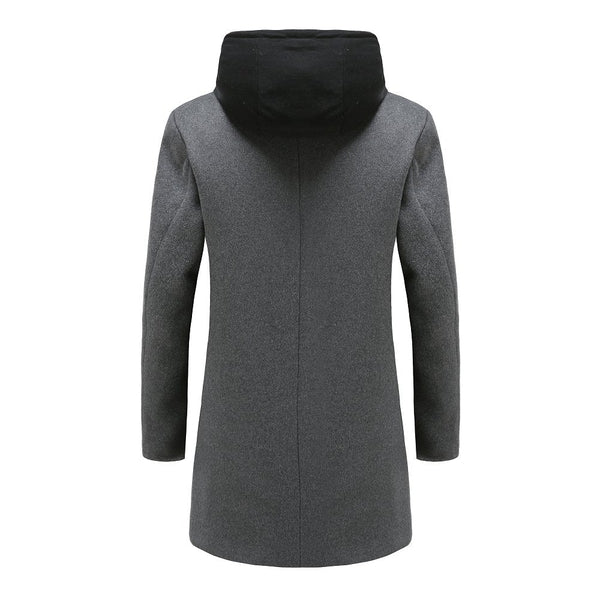 Aurelier Trencoat - Elegante wollen trenchoat met vest en capuchon