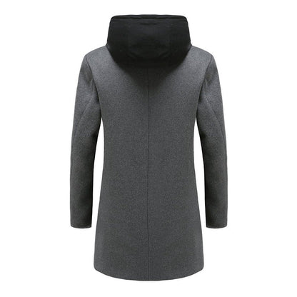 Aurelier Trencoat - Elegante wollen trenchoat met vest en capuchon