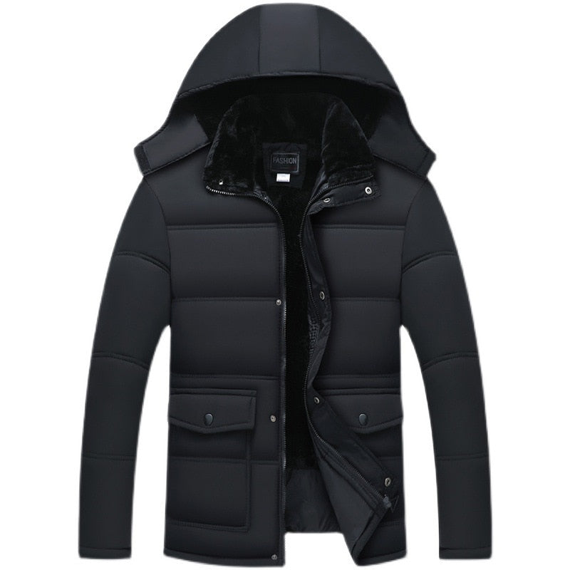 Carlos Parka - Luxe lange winterjas voor heren met fleece voering