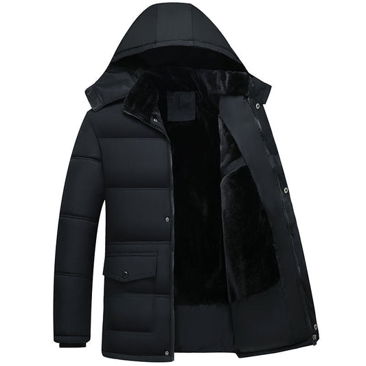 Carlos Parka - Luxe lange winterjas voor heren met fleece voering