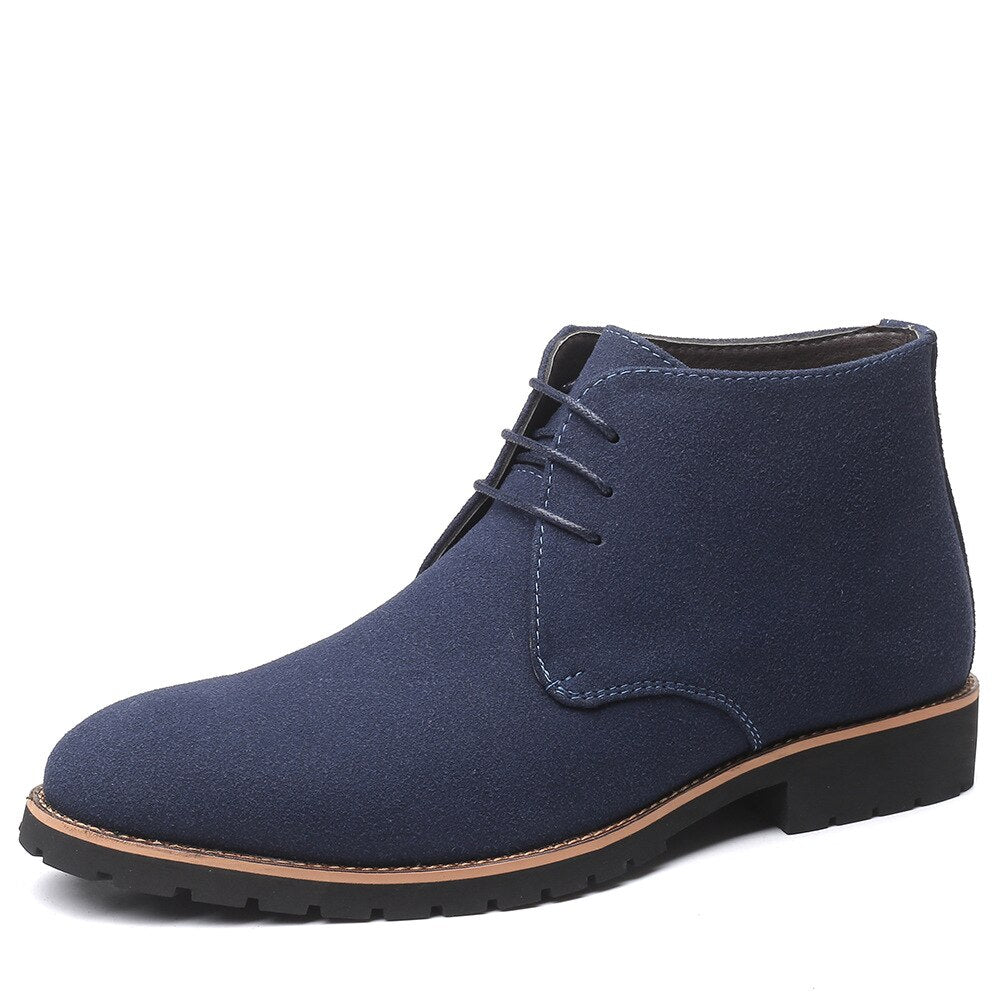 Cow Suede Leather Boots for Men