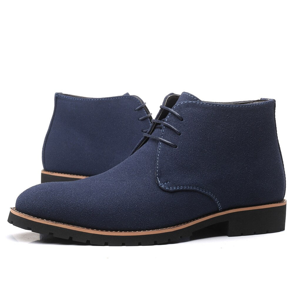 Cow Suede Leather Boots for Men