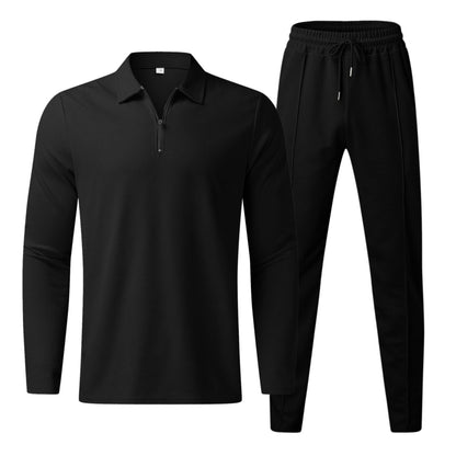 Denzel heren set - Luxe heren polo en jogger