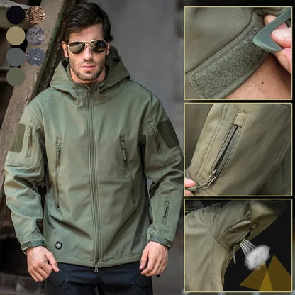 Engelbert Softshell Jacket - Militaire outdoorjas voor heren