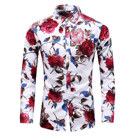 Floris overhemd - Feestelijke heren blouse voor heren