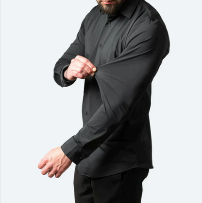 Ganti Stretch Shirt - Casual heren overhemd met premium stretch voor de beste pasvorm