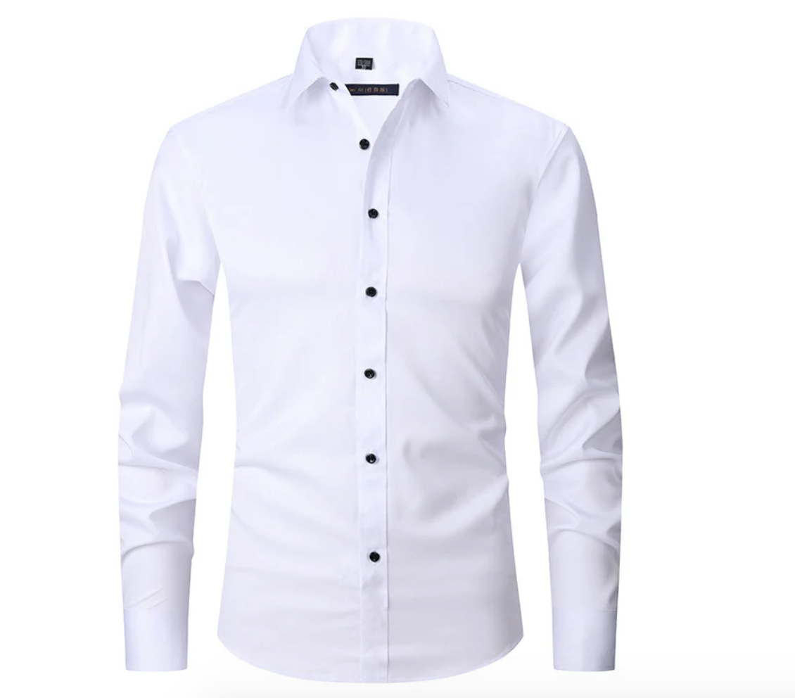 Ganti Stretch Shirt - Casual heren overhemd met premium stretch voor de beste pasvorm