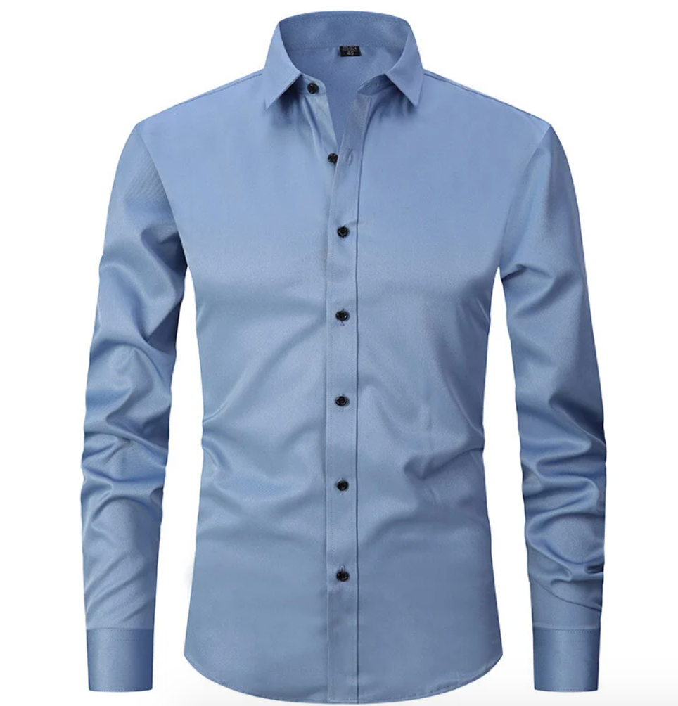 Ganti Stretch Shirt - Casual heren overhemd met premium stretch voor de beste pasvorm