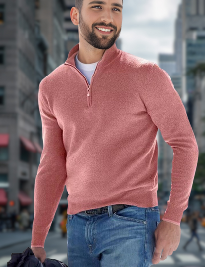 Ganti Sweater - Premium V-hals Trui met rits voor mannen