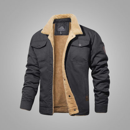 Ganti bomberjacket - Winter bomberjas met Sherpa fleece voor mannen