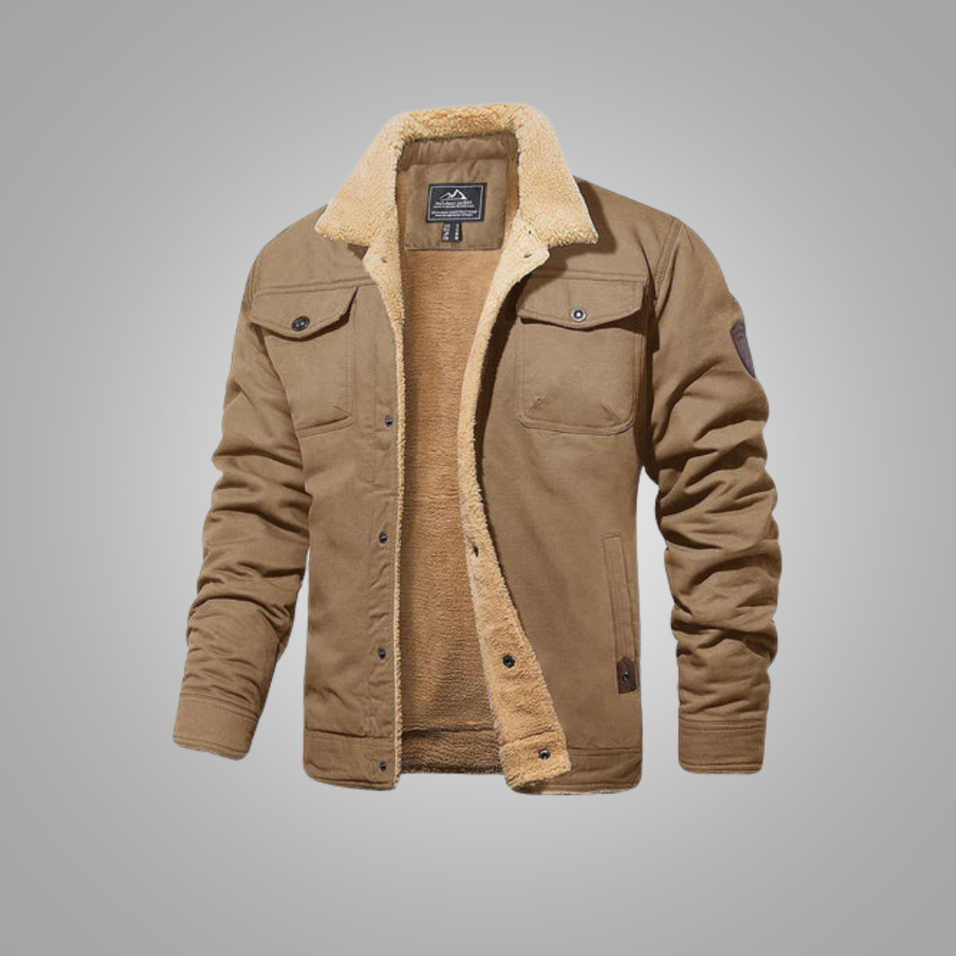 Ganti bomberjacket - Winter bomberjas met Sherpa fleece voor mannen