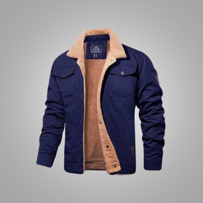 Ganti bomberjacket - Winter bomberjas met Sherpa fleece voor mannen