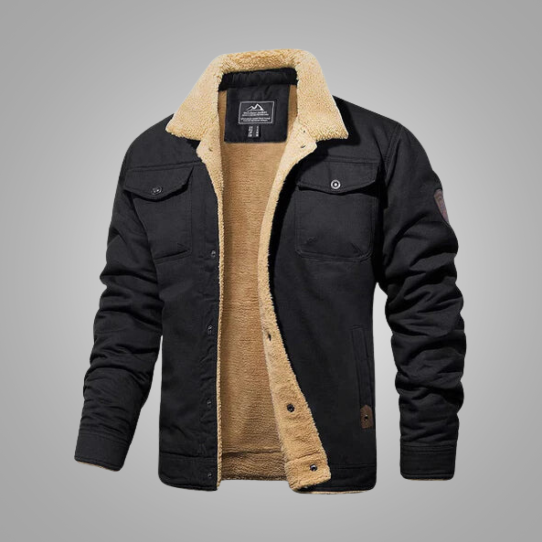 Ganti bomberjacket - Winter bomberjas met Sherpa fleece voor mannen