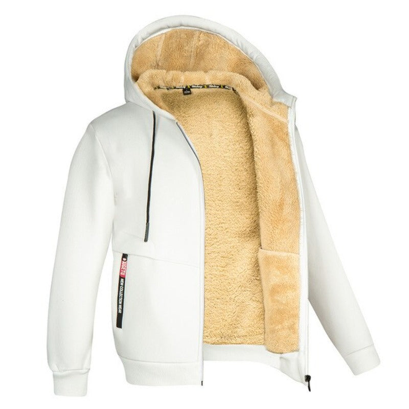 HUGO Vest - Sherpa fleece vest voor heren