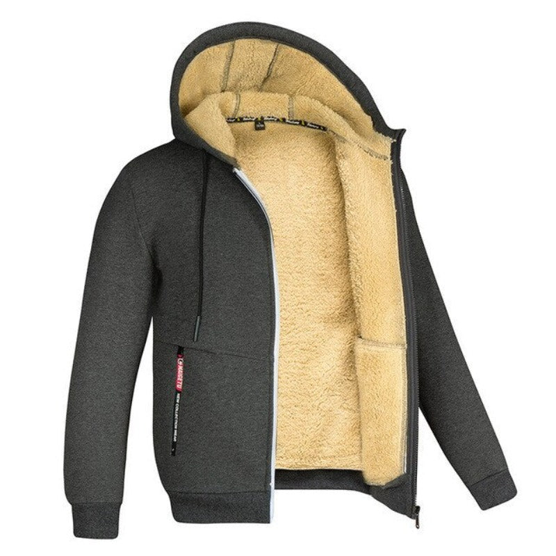 HUGO Vest - Sherpa fleece vest voor heren