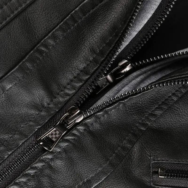 Julian - Vegan Leather Double-Layered Jacket