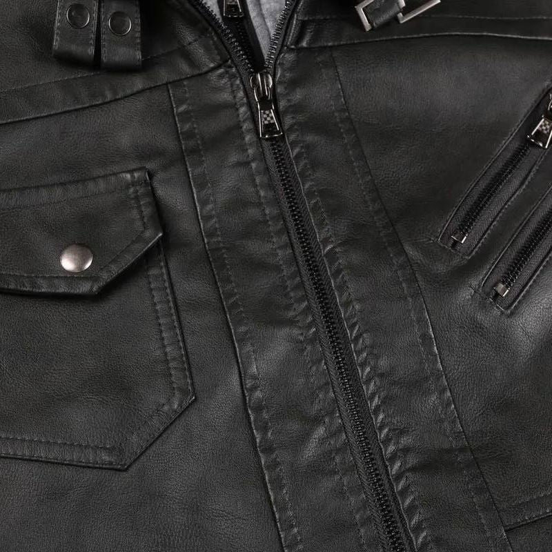 Julian - Vegan Leather Double-Layered Jacket