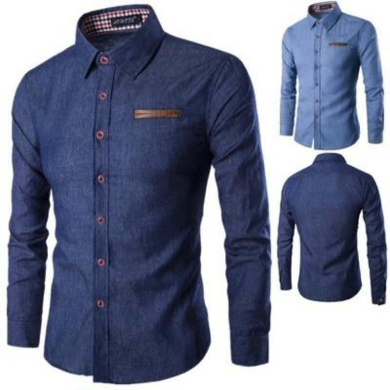 Lars - Denim Blouse