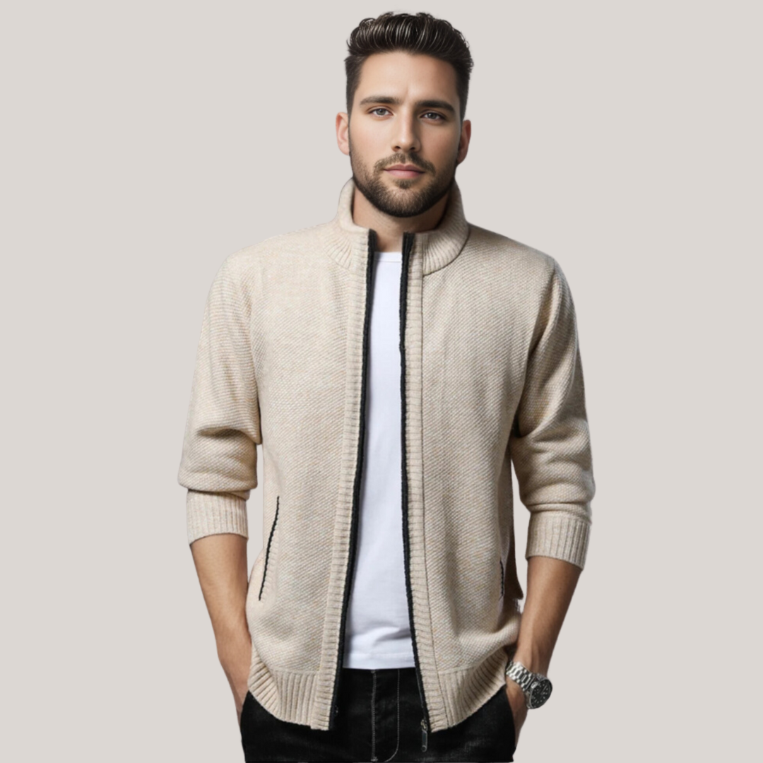 Luca Belloni Cardigan - Moderne Gebreid Vest voor Heren