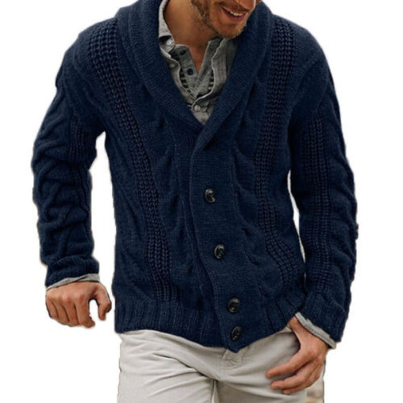 MR Marvin Cardigan - Warm gebreid wollen vest voor mannen