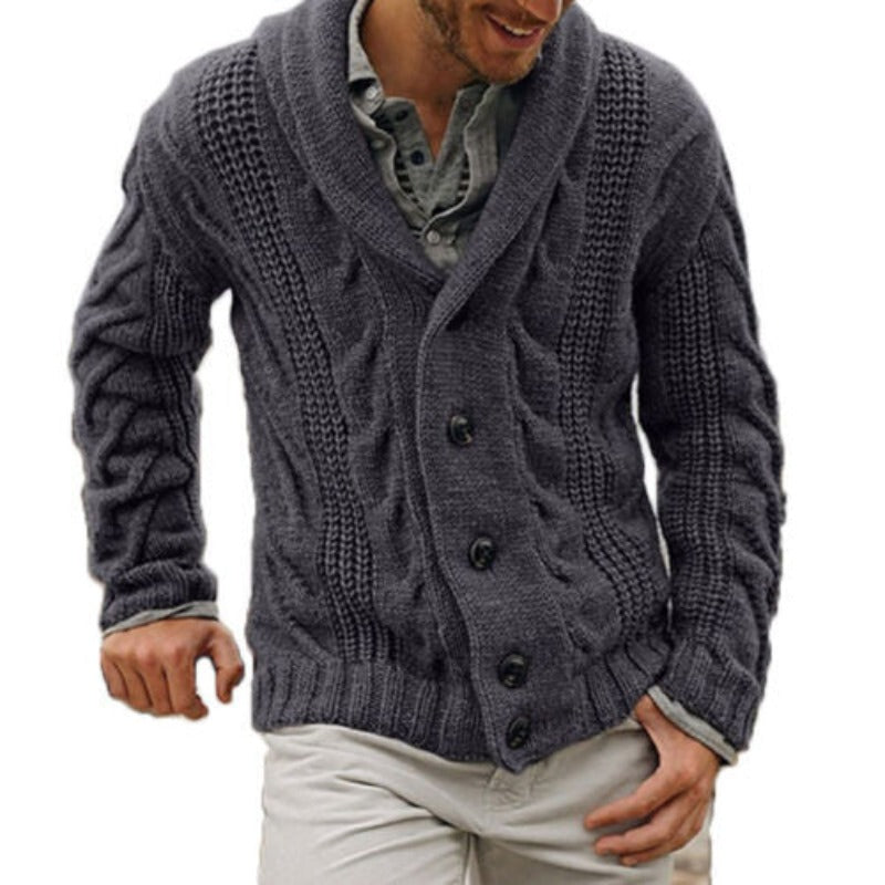 MR Marvin Cardigan - Warm gebreid wollen vest voor mannen