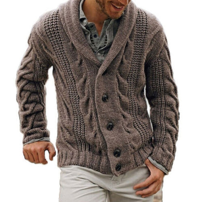 MR Marvin Cardigan - Warm gebreid wollen vest voor mannen