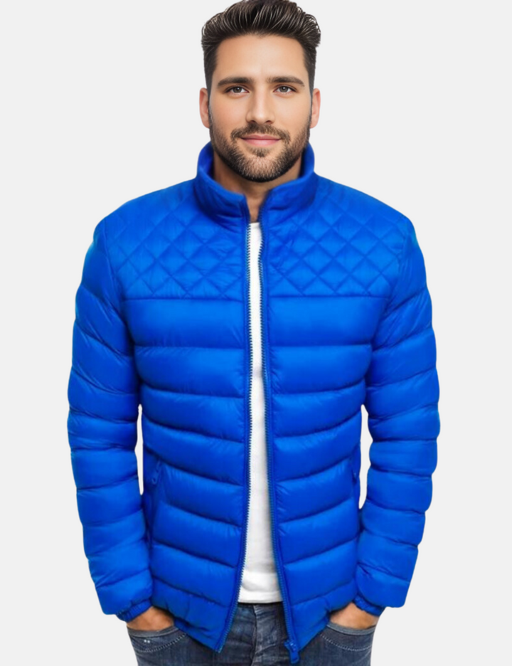 Marato Jacket - Luxe Sportieve Winterjas met Kraag voor Mannen