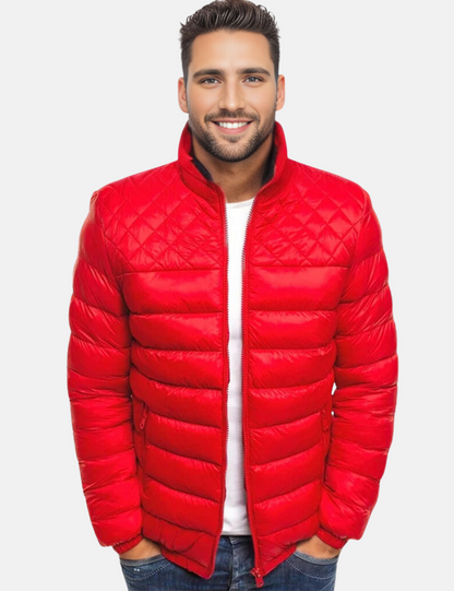 Marato Jacket - Luxe Sportieve Winterjas met Kraag voor Mannen