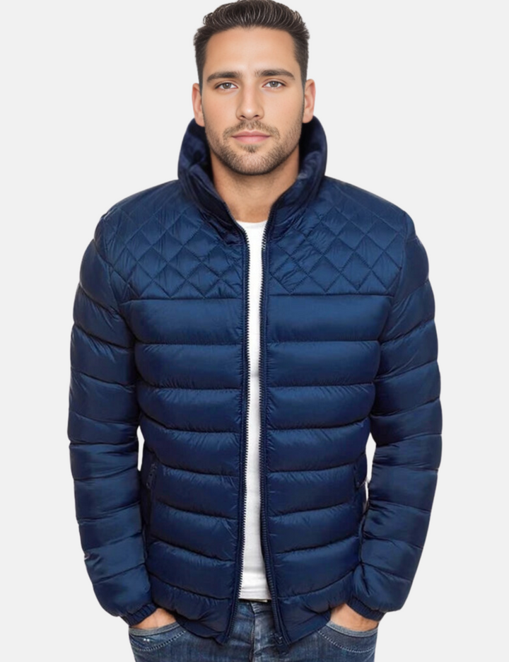 Marato Jacket - Luxe Sportieve Winterjas met Kraag voor Mannen