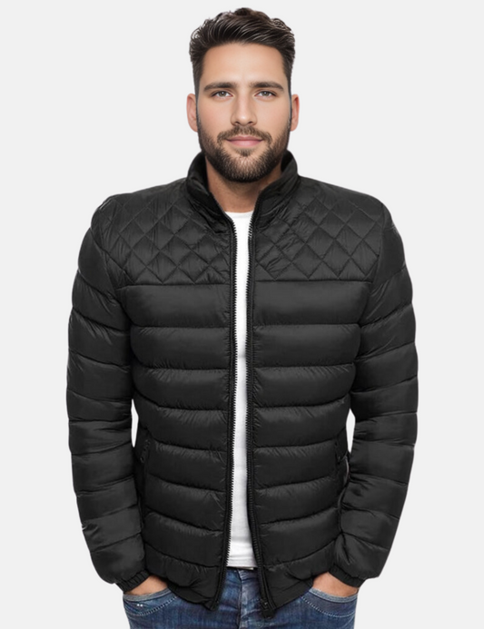 Marato Jacket - Luxe Sportieve Winterjas met Kraag voor Mannen