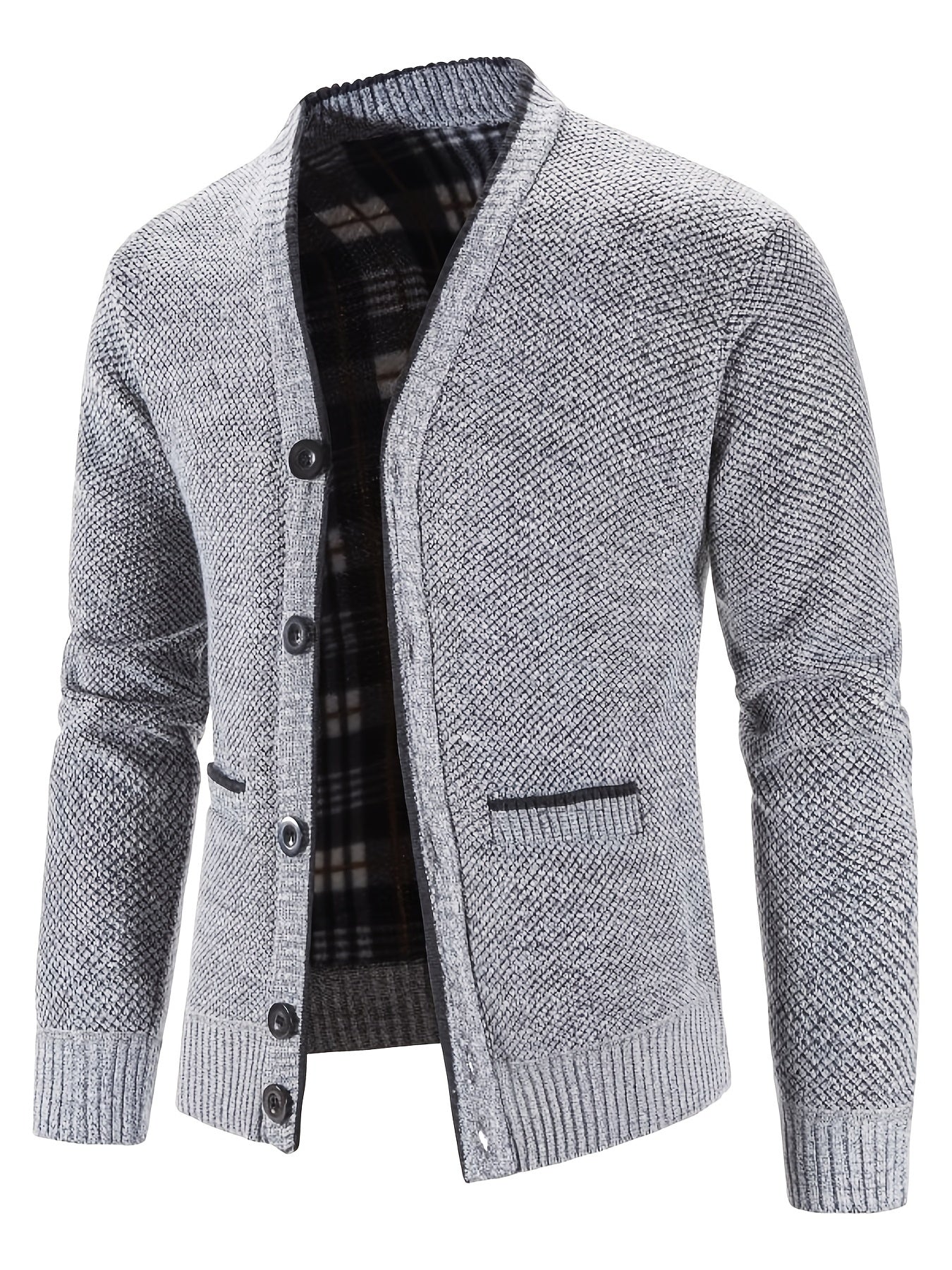 Marcel Cardigan - Casual gebreid heren vest met V-hals