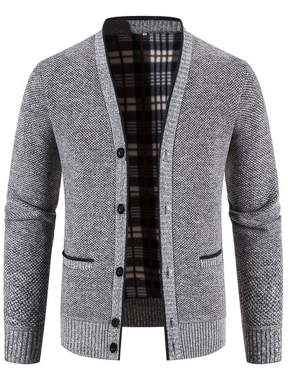 Marcel Cardigan - Casual gebreid heren vest met V-hals