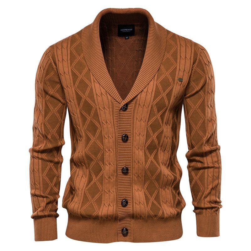 Marvin Cardigan - Luxe burton vest voor heren met knopsluiting