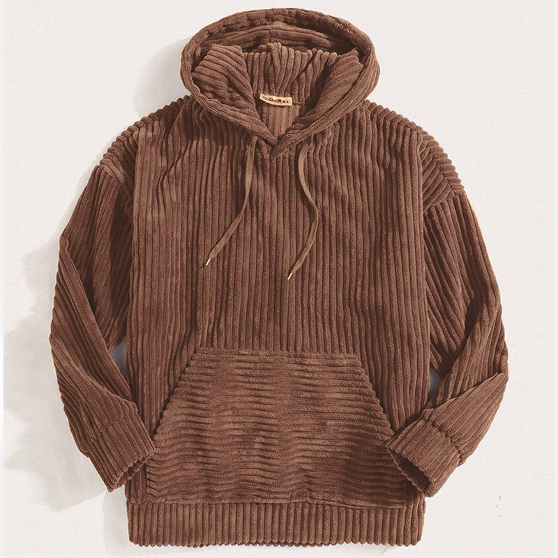 Michael - Corduroy Heren Hoodie