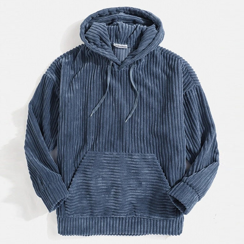 Michael - Corduroy Heren Hoodie