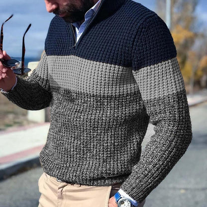 Morello Sweater - Luxe gebreide trui met V-hals voor mannen