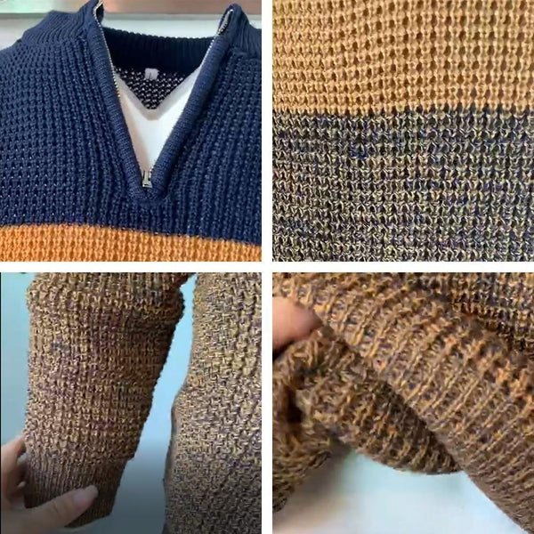 Morello Sweater - Luxe gebreide trui met V-hals voor mannen