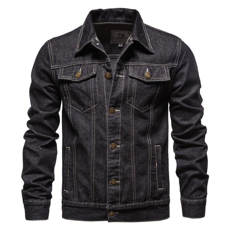 MotoSlim Denim Revers Rider Jacket