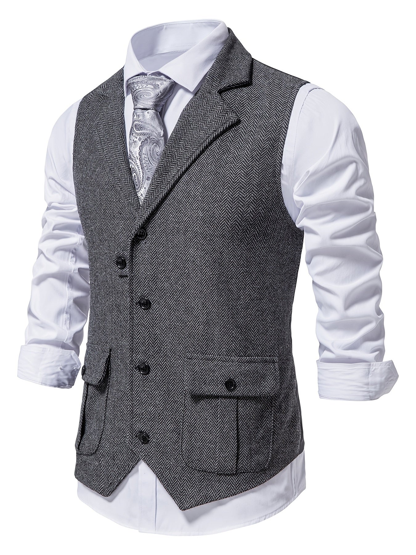 Oliver Tweed Vest - Stijlvol heren gilet voor de feestdagen