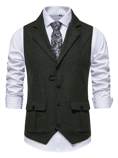 Oliver Tweed Vest - Stijlvol heren gilet voor de feestdagen