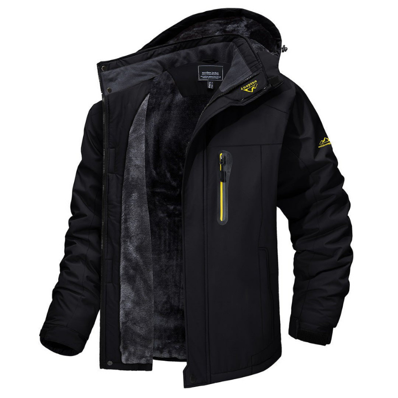 Peak Parka - Fleece gevoerde R-tex wintersport jas voor mannen