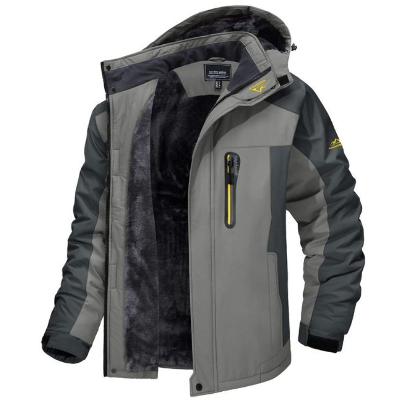 Peak Parka - Fleece gevoerde R-tex wintersport jas voor mannen