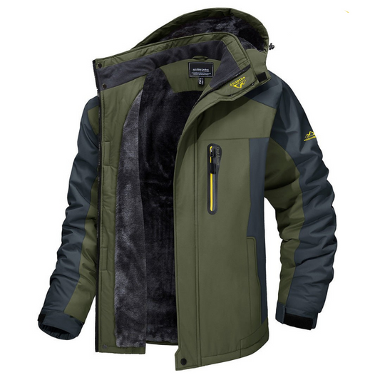 Peak Parka - Fleece gevoerde R-tex wintersport jas voor mannen