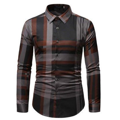 PlaidCraft Buttoned CottonMens Shirt