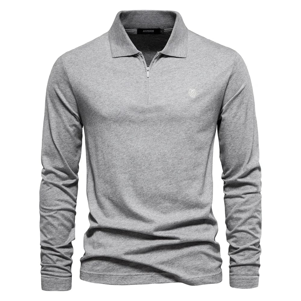 Reinier - Luxe effen poloshirt