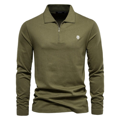 Reinier - Luxe effen poloshirt