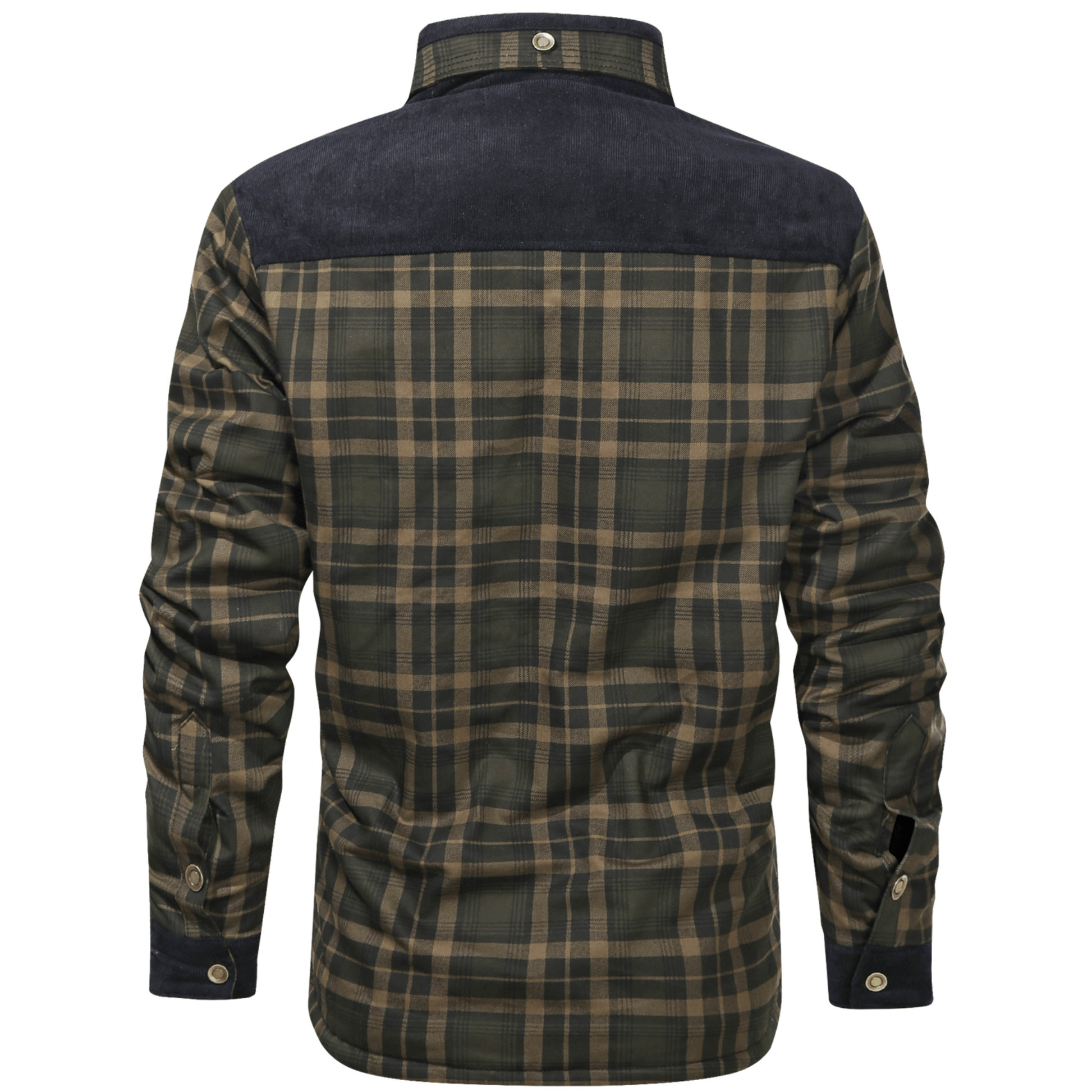 Spencer Jacket - Geruite fleece gevoerde jas voor heren