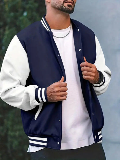 Stevy - Bomber Jack Casual Amerikaanse baseball Bomber jas voor mannen