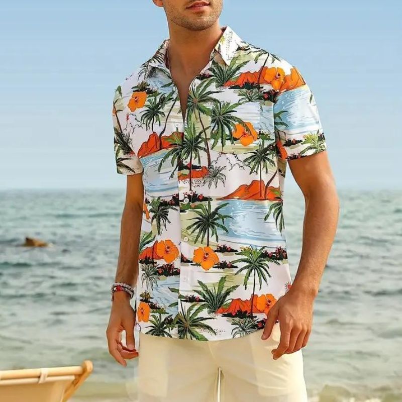 Teun - Hawaiian Casual Beach Shirt